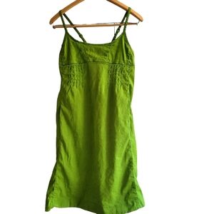 Eileen Fisher Linen Sleeveless Green Dresses for Women. Size small